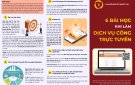 6 BÀI HỌC KHI LÀM DỊCH VỤ CÔNG TRỰC TUYẾN