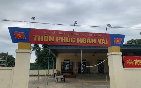 Thôn Phúc Ngán Vải tăng cường phong trào toàn dân xây dựng nông thôn mới