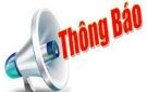 Thông báo cuả Trạm y tế xã Cẩm Ngọc