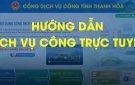 HƯỚNG DẪN ĐĂNG KÝ SỬ DỤNG DỊCH VỤ CÔNG TRỰC TUYẾN